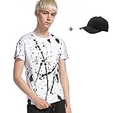 Ularmo Men Boy Summer Cotton Tees Shirt Short Sleeve Star Printed T-Shirt