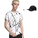 Ularmo Men Boy Summer Cotton Tees Shirt Short Sleeve Star Printed T-Shirt
