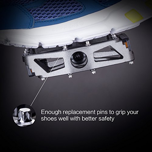 Bike Pedal Injection Magnesium Alloy Body Cr-Mo Machined 9/16" Screw Thread Spindle Ultra DU/Sealed bearings