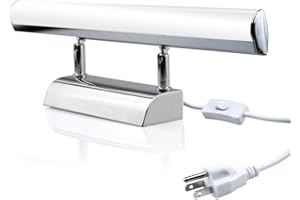 Bonlux LED Bathroom Vanity Mirror Lighting - 22 inch 9W Long Shade Modern Makeup Mirror Lamp with US ON/Off Plug for Dressing Room, Cabinet Mirror Lighting, Wall Sconce Lighting, Daylight 6000K