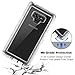 Coolden Hybrid Clear Phone Case for Galaxy Note 9, Heavy Duty Protective Dual Layer Shockproof Case with Hard PC Bumper Soft TPU Back for 2018 Released Samsung Galaxy Note 9, Transparent