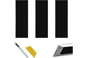 Pleoos 3PCS Emblem Wrap Kit Compatible with Bowtie Logo Wrap Stickers Compatible with Chevy, Cut Your-Own Emblem Overlay DIY Decals(Matte Black)