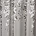 Lush Decor Weeping Flower Shower Curtain, 72
