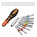 SHOWPIN 12 in 1 TR20 Computer Repair Screwdriver Set, Multi-Purpose Repair Kit, Including Phillips, Torx, Flathead, Hex, Pozi 5 Types of Bit, Suitable for Home Appliances and Furniture Repair