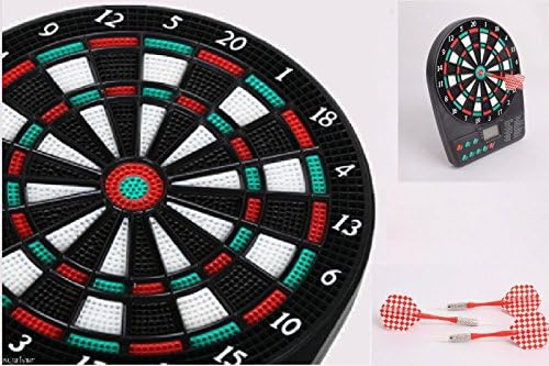HYGRAD ® Desktop/Wall Hanging Strip Game Electronic Digital Dartboard Voice & Sound Effects with 3 Darts Home Fun UK