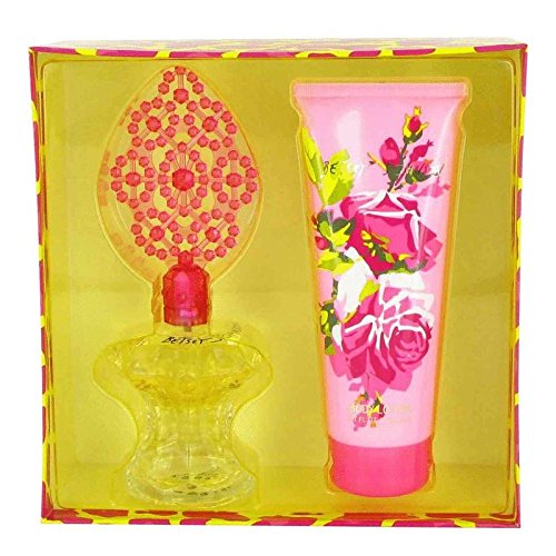Betsey Johnson By Betsey Johnson Gift Set -- 3.4 Oz Eau De Parfum Spray + 6.7 Oz Body Lotion For Women