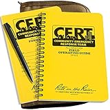 Rite in the Rain All-Weather CERT KIT: Tan CORDURA Fabric Cover, CERT FOG Guide, CERT Forms Book, All-Weather Pen (No. CERT-KIT)