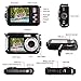 Underwater Digital Camera 24MP Camera & Camcorder Double Screens Dual Full-Color LCD Displays FHD 1080p