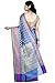Chandrakala Women's Blue Cotton Silk Banarasi Saree,Free Size(1081BLU)