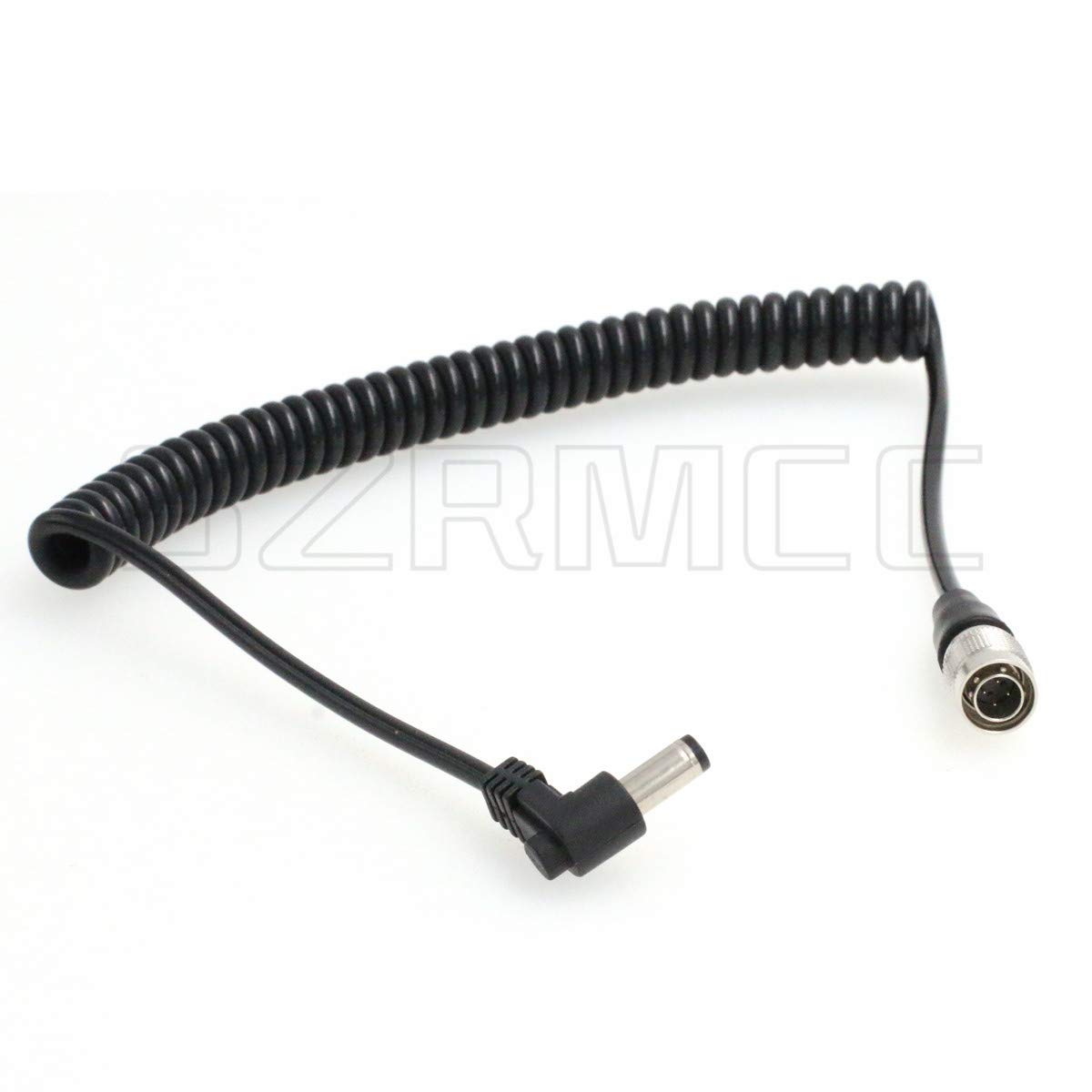 SZRMCC Sound Devices 688 644 633 or Recorder Zoom F4 F8 Coiled Power Cable DC 5.5X 2.1mm to Hirose 4 pin Male (Coiled Cable)