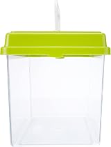 Ferplast Geo Medium Plastic Aquarium Terrarium 2.5 L Green with Handle view 3