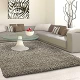Prime Plus Taupe Extra Thick Shaggy Rug 60x110 cm 5 cm Pile Modern Area