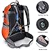 G4Free 50L Hiking Backpack Waterproof Daypack Outdoor Camping Climbing Backpack with Rain Cover for Men Women