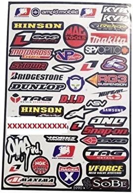 Various Decals Stickers MX Motocross Race Car Helmet 18x12 Alpine Star Snap-On
