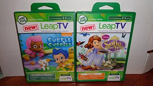 Lot of 2 Games LeapFrog LeapTV Leap TV Bubble Guppies &amp; Sofia The First, Sealed /#the_praying_cowboy