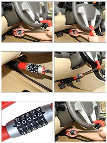 ホーム 車 バイク ビューティー B08f24jxh9 盗難防止ロック装置 車の盗難防止パスワードロック ブレーキペダルクラッチロック 装置ステアリングホイールロック