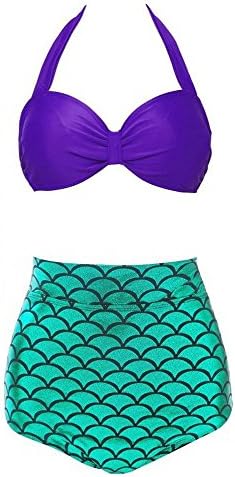 Women's Fish Scale Print Bikini Sets