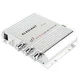 ELEGIANT 20W 12V Super Bass Mini Hi-Fi Stereo Amplifier Booster Radio MP3 for Car Home Bus Boat