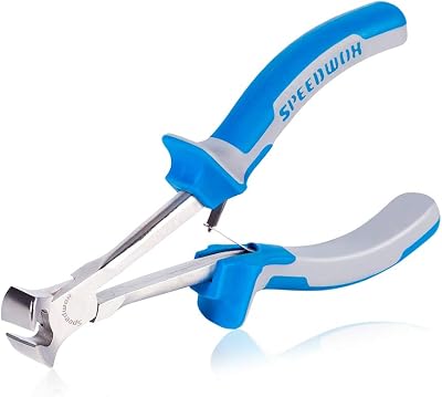 SPEEDWOX Long Reach End Nippers 5-1/2 Inch Fine End Cutters Jewelry Pliers