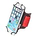 TFY Open-Face Sport Armband + Key Holder for 4 Inch to 5.5 Inch Cell Phone - (Open-Face Design - Direct Access to Touch Screen Controls) - iPhone 4 / 4S iPhone 5 / 5 S iPhone 6 / 6S - Neuxs 5 - Lumia 925 / 630 - Samsung Galaxy S4(9500) / S5(G900) / Note 2 (N7100) - HTC One (Max & Mini) / Desire / Butterfly and More - (Black)