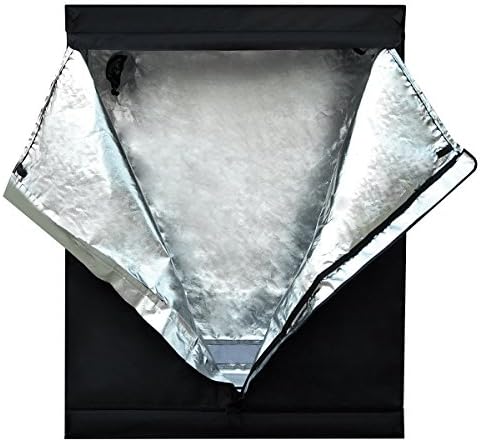 EaseeTop 48"x24"x60" Grow Tent Mylar Hydroponic Growing Tent for Indoor Plant Growing, Gardening and Germination