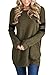 Dokotoo Womens Lightweight Color Block Long Sleeve Sweatshirt Tunic Tops