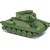 COBI Historical Collection WWII T-34-85 1:72 Scale Tank Building Set, 110 Pieces
