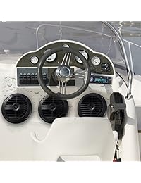 Pyle In Dash Marine AM FM PLL   Radio de sintonización con lector USB SD MMC, TheDeepDiscount, Negro