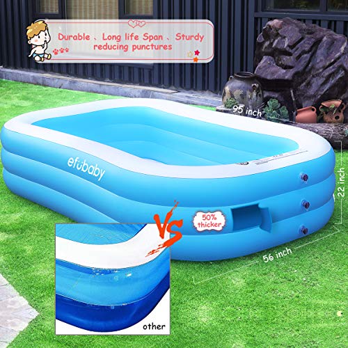 Piscina para niños inflables95x56x22,para niños pequeños