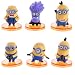 Despicable Me 2 The Minions Role Figure Display Toy PVC 6Pcs Set 4cm/1.6" Tall
