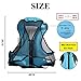 OMOUBOI Inflatable Snorkel Vest Kayak Inflatable Buoyancy Vest for Adults Snorkel Jackets for Swimming Snorkeling Paddling Boating Water Sports Beginner Adults-Only 105-220 lbs