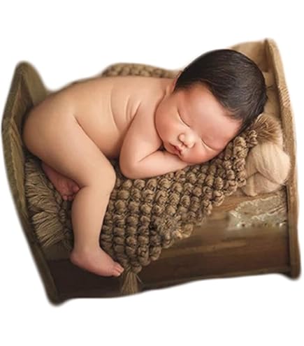 Aazon.co : Ederafoto Newborn Photography Props Wraps Baby Photoshoot Infant Photo Posing - View #6