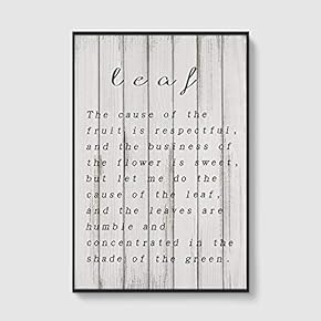 SIGNFORD Framed Canvas Home Artwork Decoration Vintage Wood...