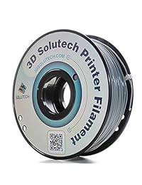 3d solutech petg175gry Real 3d impresora filament, 2 libras,, PETG, gris