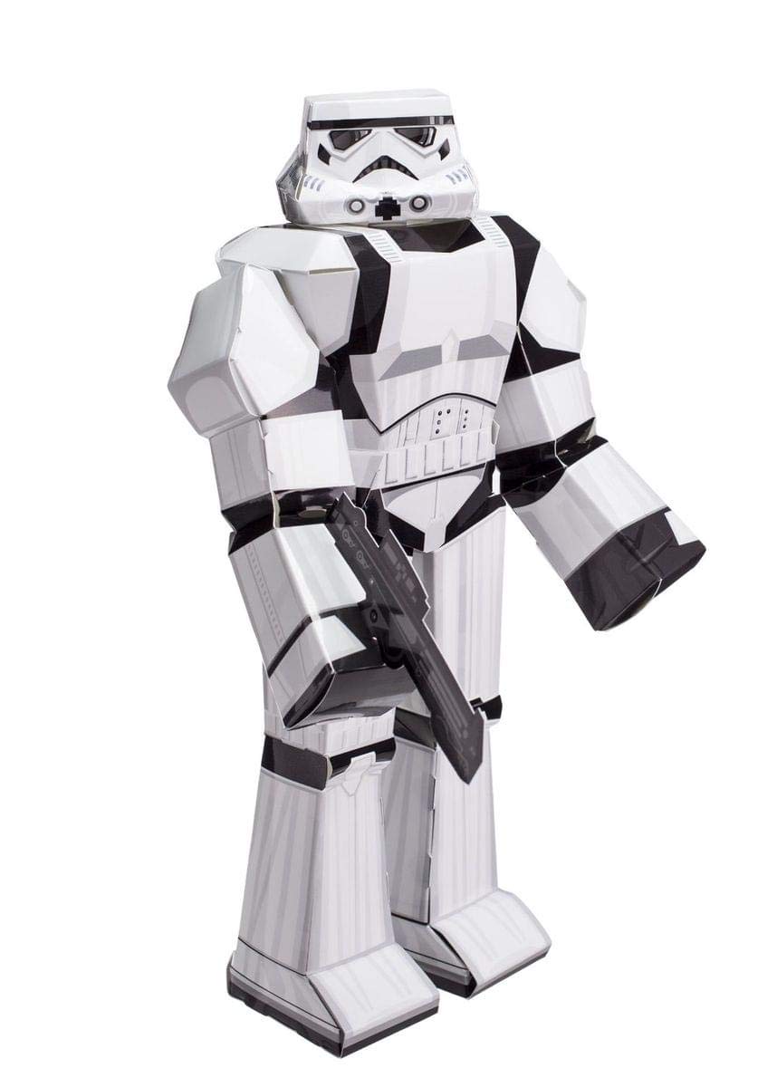 Star Wars Jazwares 12914 Stormtrooper Blueprints Paper Craft Kit, Large, 30 cm