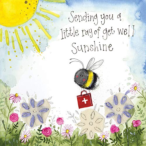 ALEX CLARK Get Well Bee Sunshine Card