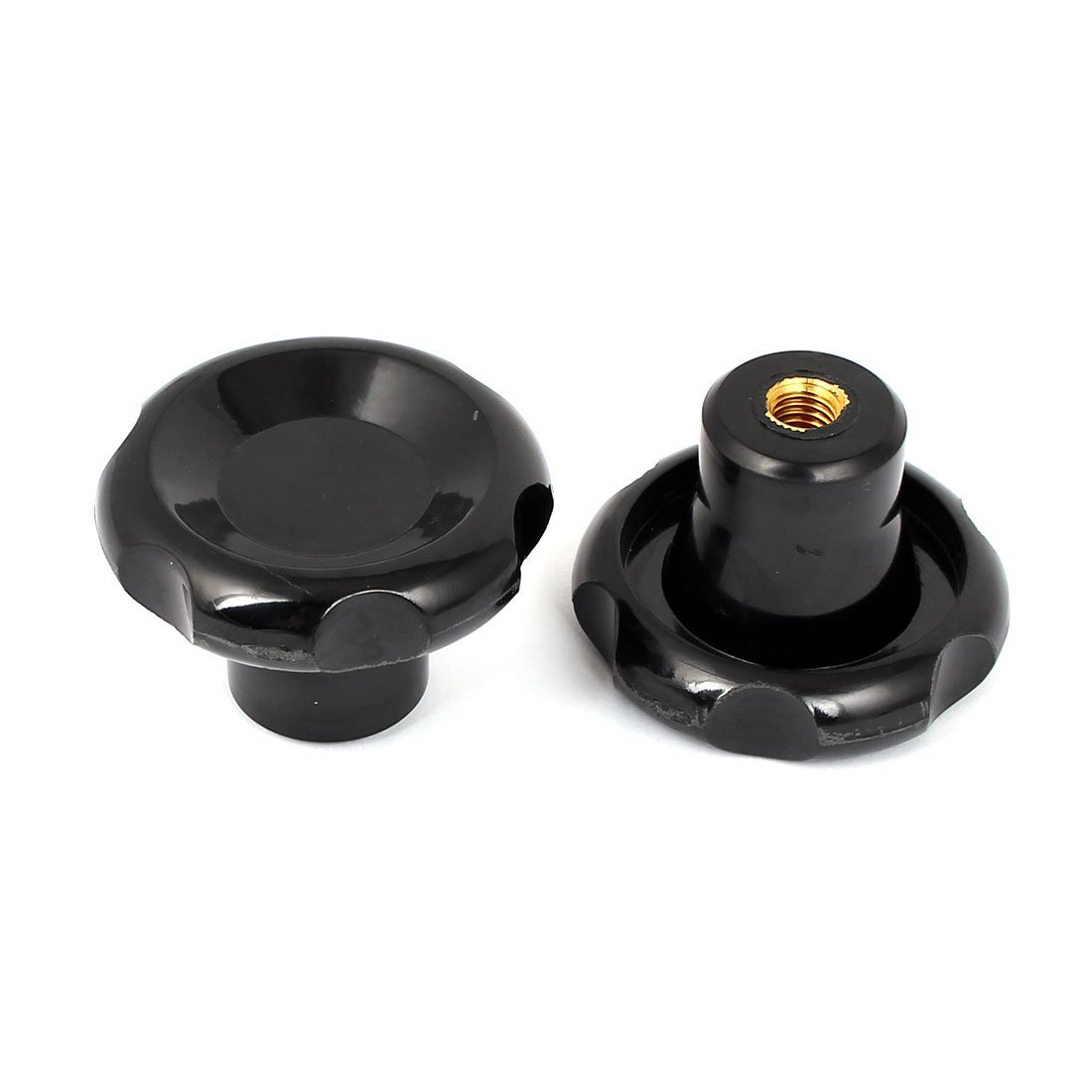 Sourcingmap 50mm Head M8 Female Thread Dia Clamping Screw Knob 2pcs