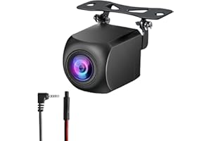 Epronic 4 Pin Backup Camera 2.5mm Jack Dash Cam for Protable Car Play Monitor Support Mirror Image AHD 1080P Reverse Camera C