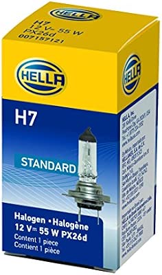 HELLA H7 Standard Halogen Bulb, 12 V, 55W