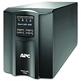 APC UPS 1000VA Smart-UPS with SmartConnect, Pure Sinewave UPS Battery Backup, Uninterruptible Power Supply (SMT1000C)