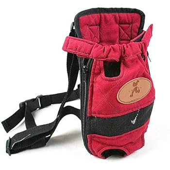 OLizee Legs Out Front Dog Carrier Hands-Free Pet Backpack (Small)