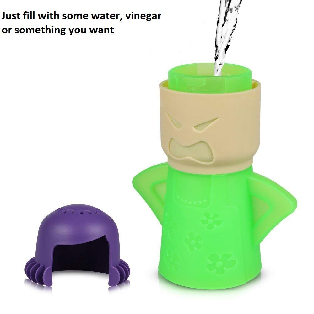 Angry Mama Microwave Cleaner, Microwave Oven Steam Cleaner, Angry Mom Steamer Cleaning Crud Easily in Minutes, Steam Cleans and Disinfects with Vinegar and Water for Kitchen
