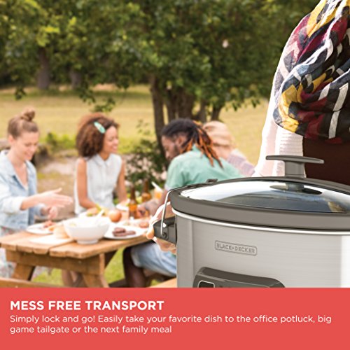 BLACK+DECKER SCD1007 7 Quart Programmable Slow Cooker with Digital