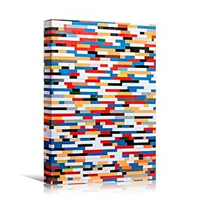 signwin Canvas Wall Art Geometrical Patterns Abstract Colorful...