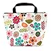 Lunch Bags,Picnic Insulated Lunch Bags for Kids Fashion Lunch Tote Bag Travel Zipper Organizer Box Lunch Boxes Flower Pattern