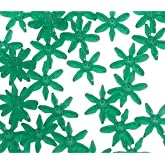 18mm Starflake Beads Bulk 500 Pieces (Christmas Green)