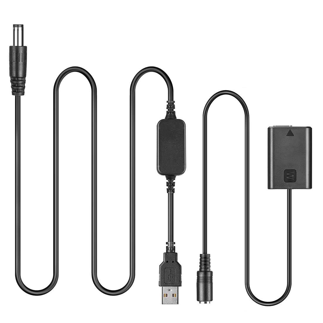 AC-PW20 USB Cable + NP-FW50 Dummy Battery for Sony a7S a7k a7II a7R a7RII a6300 a3000 a5000 a5100 a6000 Alpha7