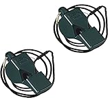 Fox 40 Classic Sports and Safety Loud Whistle with Lanyard, Multiple Colors (2 Pack)