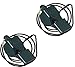 Fox 40 Classic Sports and Safety Loud Whistle with Lanyard, Multiple Colors (2 Pack)