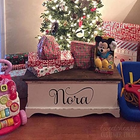 custom toy box with name